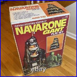 World War II Marx Guns Of Navarone Giant Soldiers Playset Vintage Used Set W Box