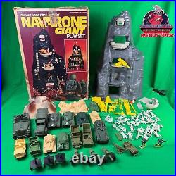 World War II Marx Guns Of Navarone Giant Soldiers Playset with Lots Of Extras