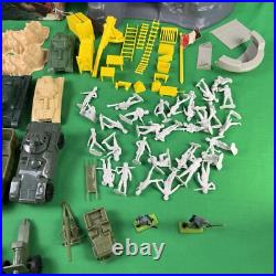 World War II Marx Guns Of Navarone Giant Soldiers Playset with Lots Of Extras