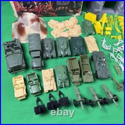 World War II Marx Guns Of Navarone Giant Soldiers Playset with Lots Of Extras