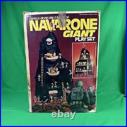 World War II Marx Guns Of Navarone Giant Soldiers Playset with Lots Of Extras