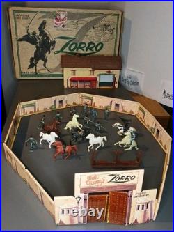 Zorro Play Set Vintage 1950s Marx Walt Disney