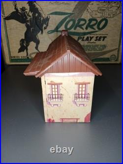Zorro Play Set Vintage 1950s Marx Walt Disney