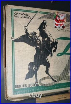 Zorro Play Set Vintage 1950s Marx Walt Disney