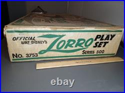 Zorro Play Set Vintage 1950s Marx Walt Disney