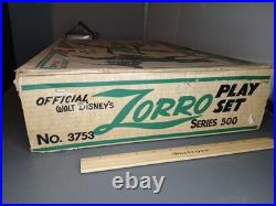 Zorro Play Set Vintage 1950s Marx Walt Disney